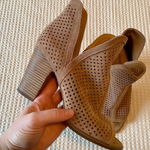 Lucky Brand Bootie Heels - Picture 1 of 7